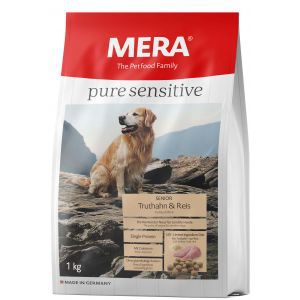 Mera Сухой корм Mera Pure Sensitive Senior Truthahn & Reis для пожилых собак с индейкой и рисом - 1 кг