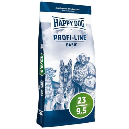 Happy Dog Сухой корм Happy Dog Profi-Line Basic 23/9,5 для взрослых собак с нормальными потребностями в энергии - 20 кг