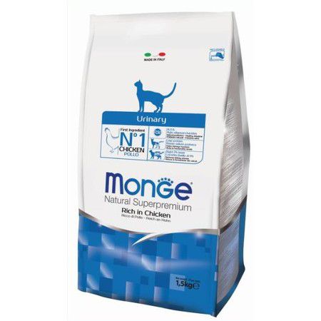 MONGE Сухой корм Monge Cat Urinary для кошек для профилактики МКБ - 1,5 кг