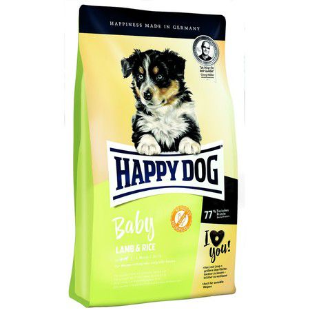 Happy Dog Сухой корм Happy Dog Baby Lamb & Rice для щенков от 1 до 6 месяцев с ягненком и рисом