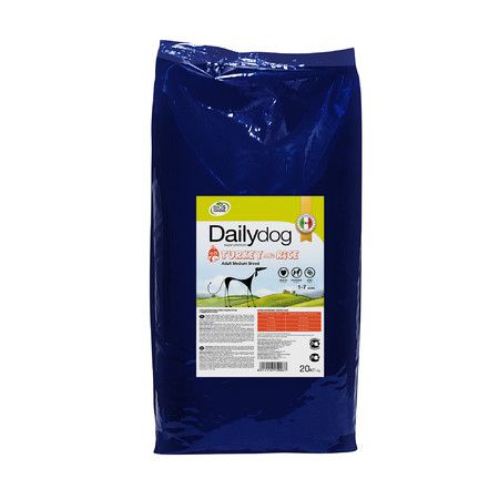Dailydog Сухой корм Dailydog Adult Medium Breed для взрослых собак средних пород с индейкой и рисом