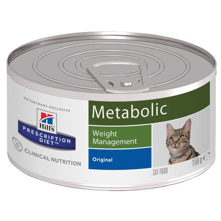 Hills Hill's Prescription Diet Metabolic Weight Management влажный корм для кошек для достижения и поддержания оптимального веса - 156 г