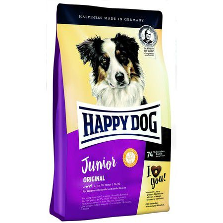 Happy Dog Happy Dog Junior Origina сухой кормl для щенков от 7 до 18 месяцев