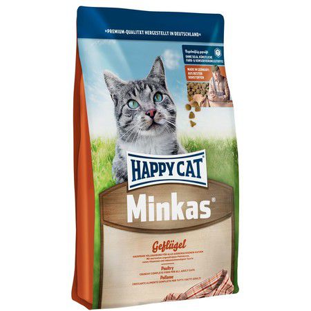 Happy Cat Сухой корм премим класса Happy Cat Minkas для взрослых кошек с птицей