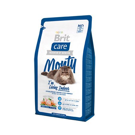 Brit Brit Care Cat Monty Indoor для кошек, живущих в квартире 2 кг