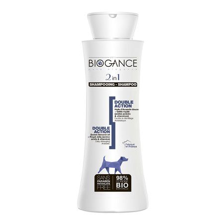 BIOGANCE Натуральный BIO-шампунь Biogance 2 в 1 (шампунь + кондиционер с эффектом антистатика) 250 мл