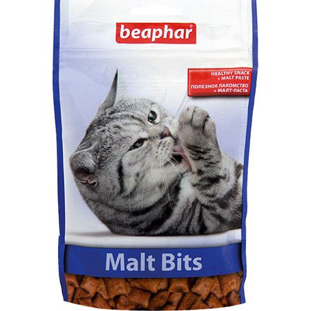 Beaphar Подушечки Beaphar Malt-Bits с мальт-пастой - 150 г