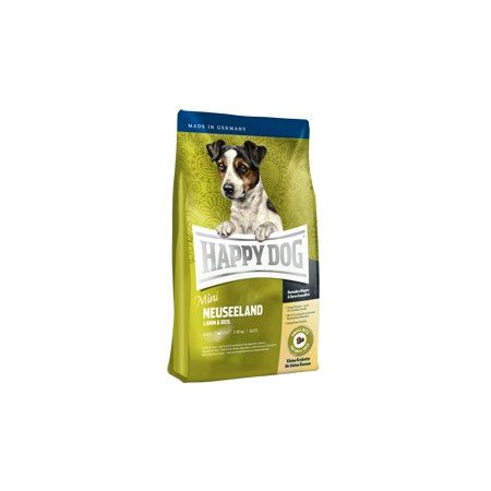 Happy Dog Сухой корм Happy Dog Supreme Mini New Zealand для взрослых собак мелких пород с чувствительным пищеварением и аллергией с ягненком и рисом - 1 кг