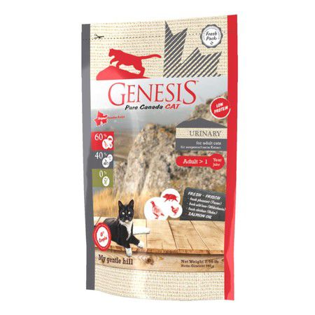 GENESIS Genesis Pure Canada My Gentle Hill Urinary для взрослых кошек, склонных к проблемам мочеполовой системы с кабаном, фазаном и курицей - 340 г