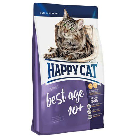 Happy Cat Сухой корм Happy Cat Best Age 10+ для пожилых кошек с домашней птицей - 1,4 кг