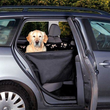 TRIXIE Подстилка Trixie для собак автомобильная с боковыми стенками 65х145 см черно-бежевая
