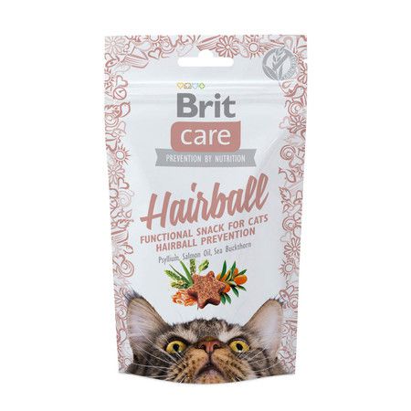 Brit Brit Care лакомство для кошек Hairball для вывода комков шерсти 50 г