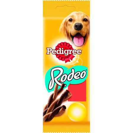 Pedigree Pedigree Rodeo лакомство для взрослых собак средних и крупных пород с говядиной в форме косичек - 70 г