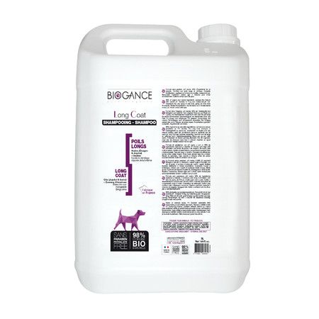 BIOGANCE Натуральный био-шампунь Biogance Long Coat для длинношерстных пород собак - 5 л