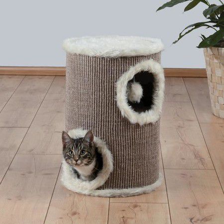 TRIXIE Домик-башня Trixie Edorado для кошек ø33/50 см коричнево-бежевый