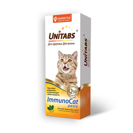 Unitabs Unitabs ImmunoCat витаминная паста для кошек для поддержания иммунитета - 120 мл