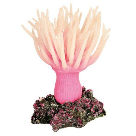 TRIXIE Грот Trixie для аквариума анемон 8 см розовый пластиковый