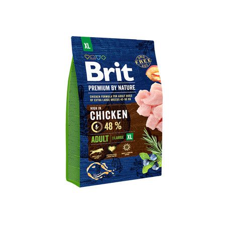 Brit Brit Premium by Nature Adult XL сухой корм для собак гигантских пород с курицей - 3 кг