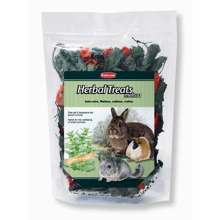 Padovan Лакомство Padovan Herbal Treats melissa для грызунов и кроликов из трав с мелиссой и морковью - 200 г