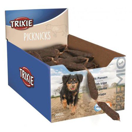 TRIXIE Лакомство Trixie Premio Picknicks для собак колбаски с рубцом 8 г/8 см - 200 шт