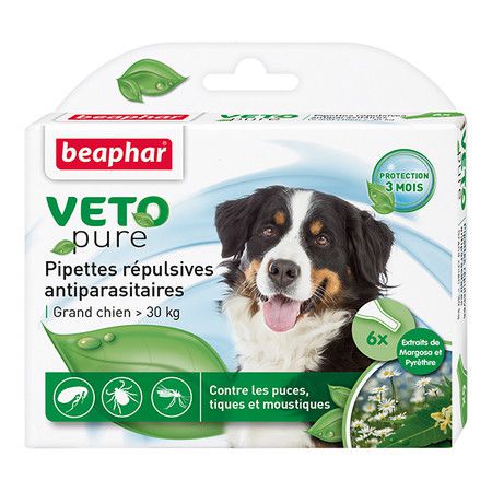 Beaphar Капли Beaphar Bio Spot On для собак крупных пород от блох, клещей и комаров - 6 пипеток