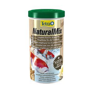 Tetra Корм Tetra Natural Mix для прудовых рыб смесь растительных гранул и речных креветок - 1 л