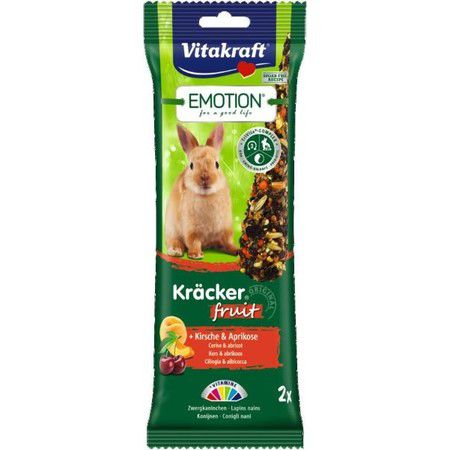 Vitakraft Vitakraft Fruit крекеры для кроликов вишня/абрикос 2 шт