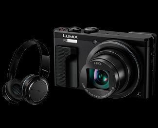 Фотокамера + Наушники Panasonic DMC-TZ80EE-K + RP-BTD5E-K