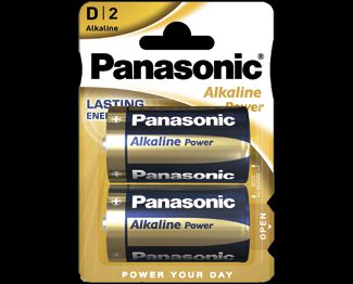 Щелочные батарейки Alkaline Power (D) Panasonic LR20REB-2BP