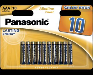 Щелочные батарейки Alkaline Power (AAA) Panasonic LR03REB-10BW