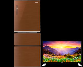 Холодильник + LED телевизор Panasonic NR-C535YG-T8 + TX-40EXR600