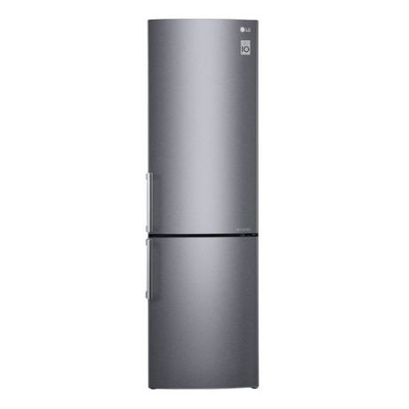 Холодильник LG GA-B499YLCZ, двухкамерный, нержавеющая сталь