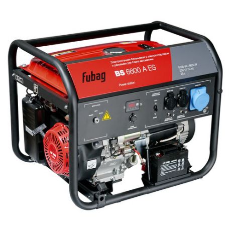 Бензиновый генератор FUBAG BS 6600 AES, 220 В, 6.5кВт [838204]