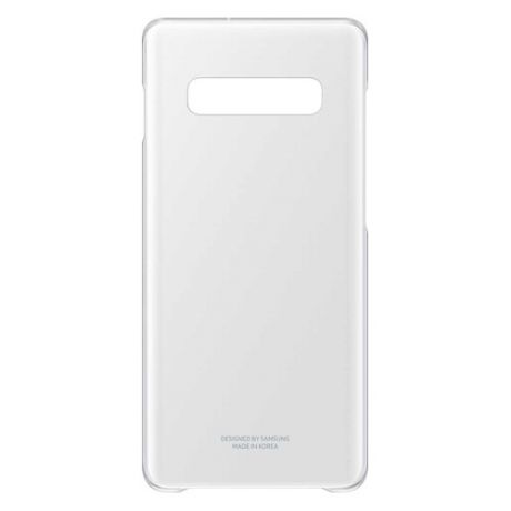 Чехол (клип-кейс) SAMSUNG Clear Cover, для Samsung Galaxy S10+, прозрачный [ef-qg975ctegru]