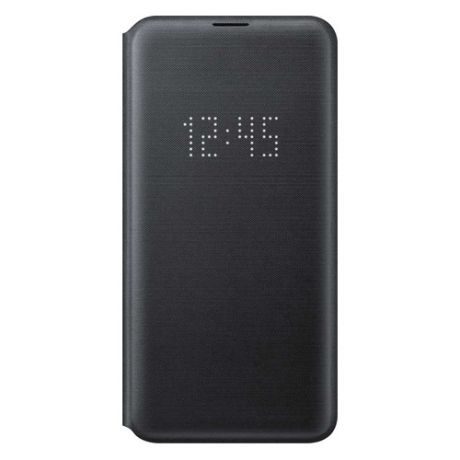 Чехол (флип-кейс) SAMSUNG LED View Cover, для Samsung Galaxy S10e, черный [ef-ng970pbegru]