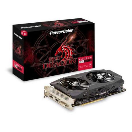 Видеокарта POWERCOLOR AMD Radeon RX 590 , AXRX 590 8GBD5-DHD, 8Гб, GDDR5, Ret