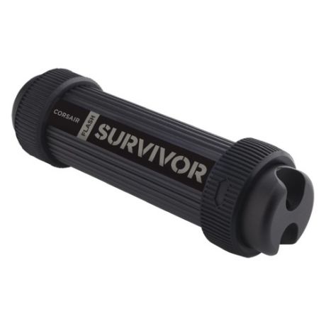 Флешка USB CORSAIR Survivor Stealth 128Гб, USB3.0, черный [cmfss3b-128gb]