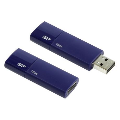 Флешка USB SILICON POWER Ultima U05 16Гб, USB2.0, фиолетовый [sp016gbuf2u05v1d]