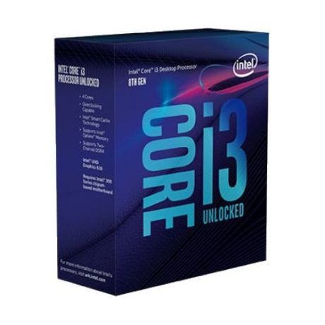 Процессор INTEL Core i3 8350K, LGA 1151v2 BOX [bx80684i38350k s r3n4]