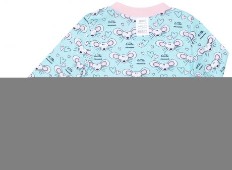 Пижамы Barkito Сновидения, цвет мятный с рисунком
