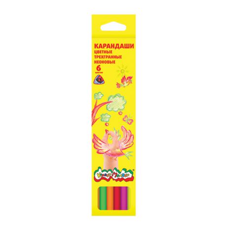 Ручки и карандаши Каляка-Маляка Набор цветных карандашей Каляка-Маляка 6 цв.