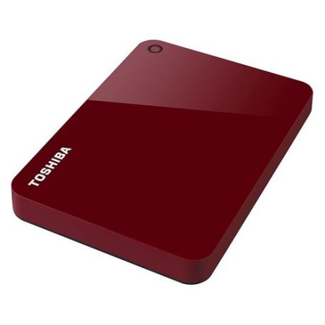 Внешний жесткий диск TOSHIBA Canvio Advance HDTC910ER3AA, 1Тб, красный