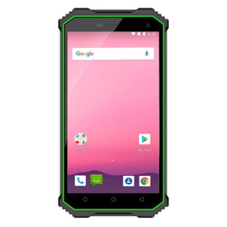 Смартфон GINZZU 32Gb, RS8502, черный/зеленый