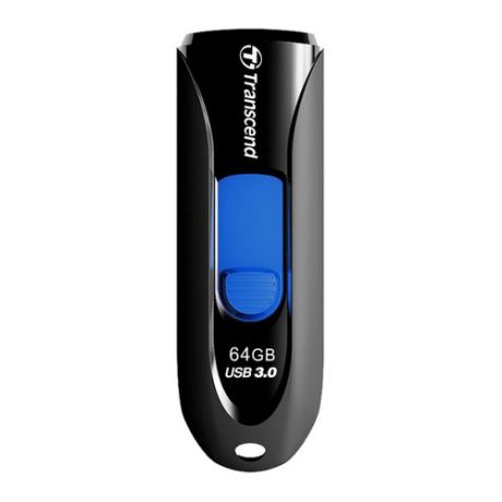 Флешка USB TRANSCEND Jetflash 790 64Гб, USB3.0, черный [ts64gjf790k]