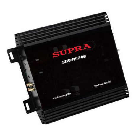 Усилитель автомобильный SUPRA SBD-A4240, черный