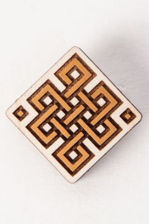Значок SWAMI Knot (Brown)