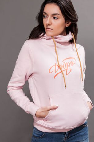 Толстовка ЗАПОРОЖЕЦ Dobro Hoodie женская (Candy Pink, XL)