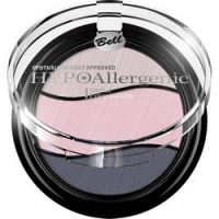 Bell Hypoallergenic Triple Eyeshadow - Тени для век трехцветные, тон 05, светло-бежевый, бледно-розовый, синий, 4 гр