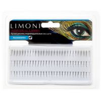Limoni Individual Lashes - Пучки ресниц индивидуальные черные 8+10+ 14 мм