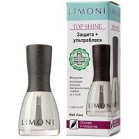 Limoni Top Shine - Защита и ультраблеск для ногтей, 7 мл